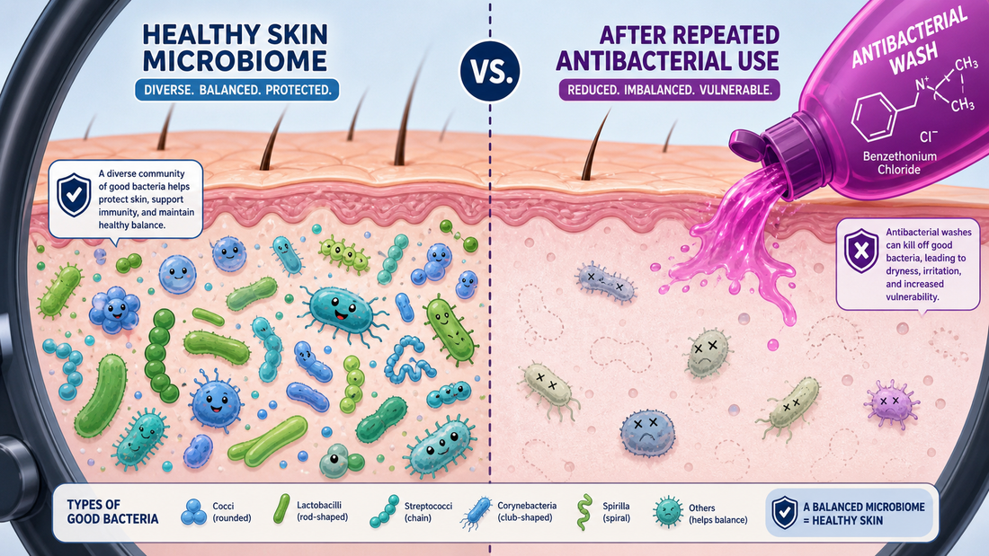 Benzethonium Chloride in Men’s Soap:  Destroying Your Microbiome