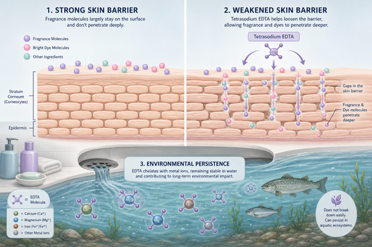 Tetrasodium EDTA in Soap: Can It Push Fragrance Molecules Deeper Into Skin and Why Is It an Environmental Concern?