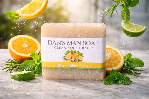 Citrus Mint Bar Soap for Men | Dan’s Man Soap