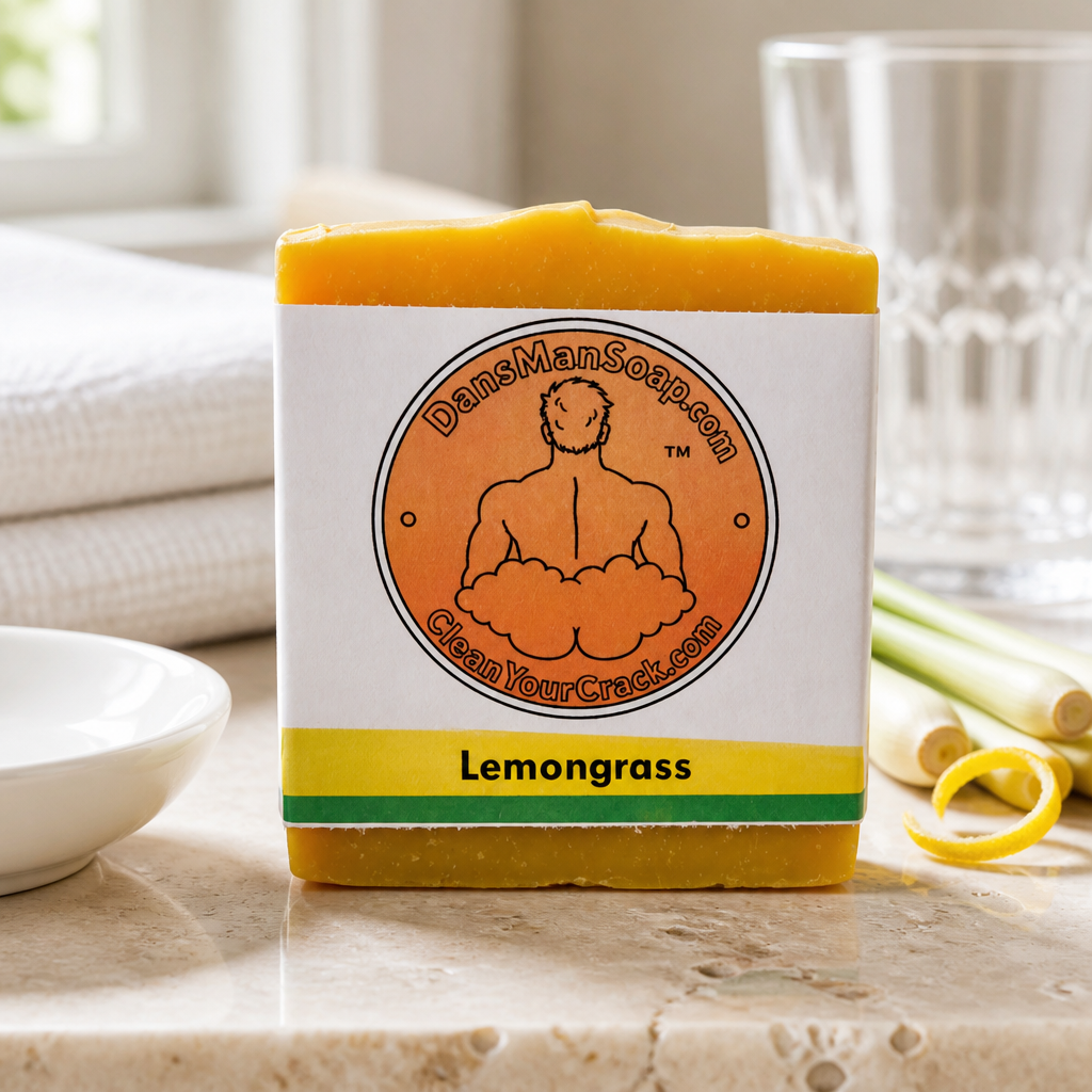 Lemongrass Bar Soap for Men | Dan’s Man Soap