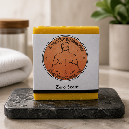 Zero Scent Bar Soap for Men | Dan's Man Soap